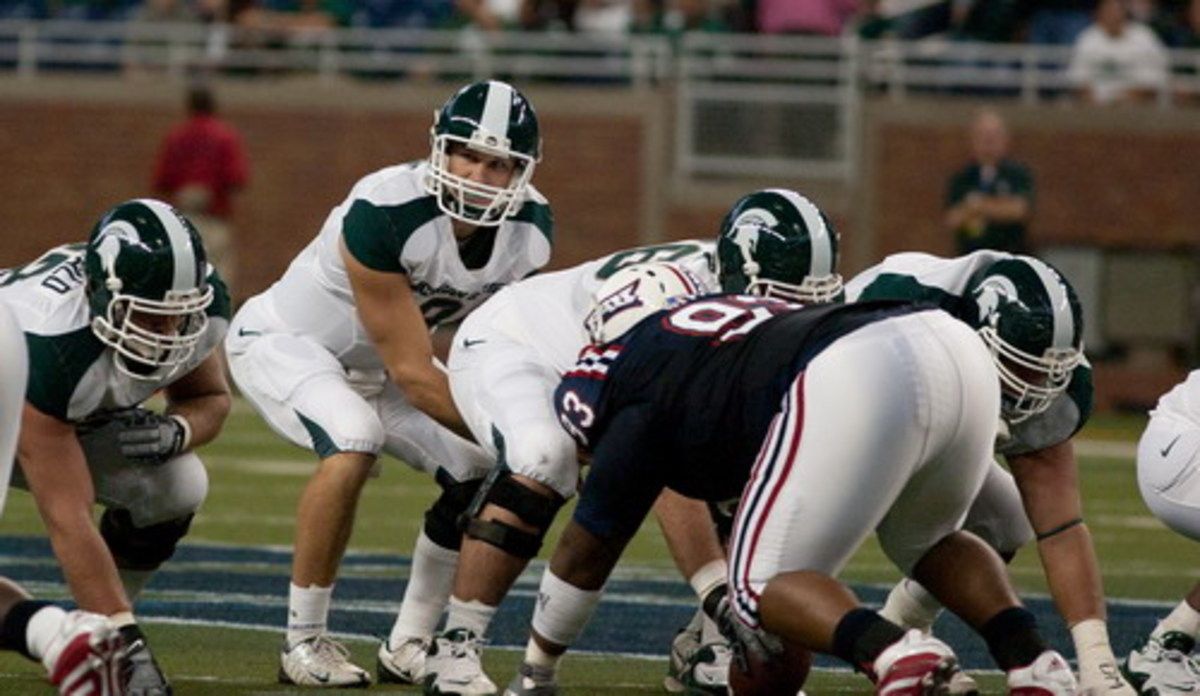 Kirk Cousins must be in command and have his best game of the 2010 season against the Irish. Photo courtesy of Starr Portice.