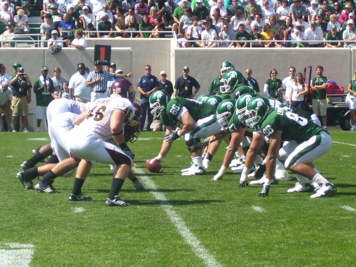 The battle for the Spartans RT position in 2010 is shaping up to be an epic battle.  Photo courtesy of Mark Boomgaard.