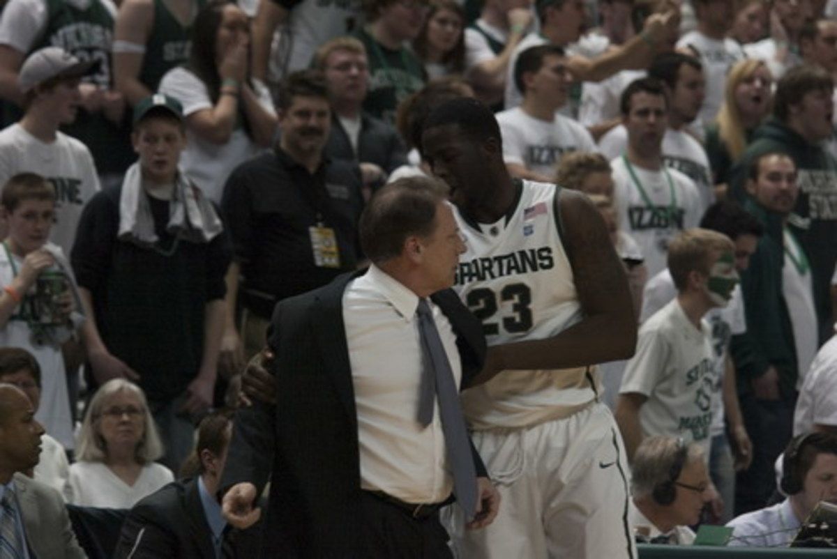 Tom Izzo has his biggest coaching job ahead of him now that March is firmly here. Photo courtesy of Starr Portice.