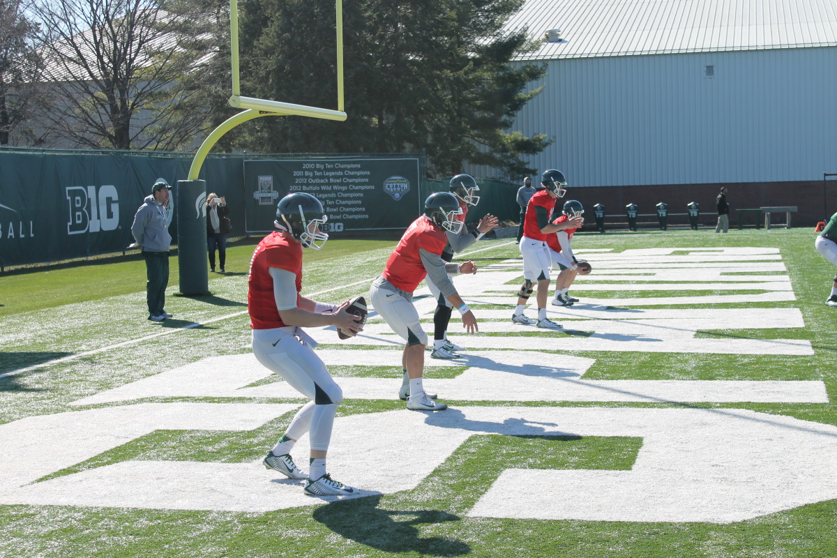 Michigan State Football Spring Practice Photo Album From Today