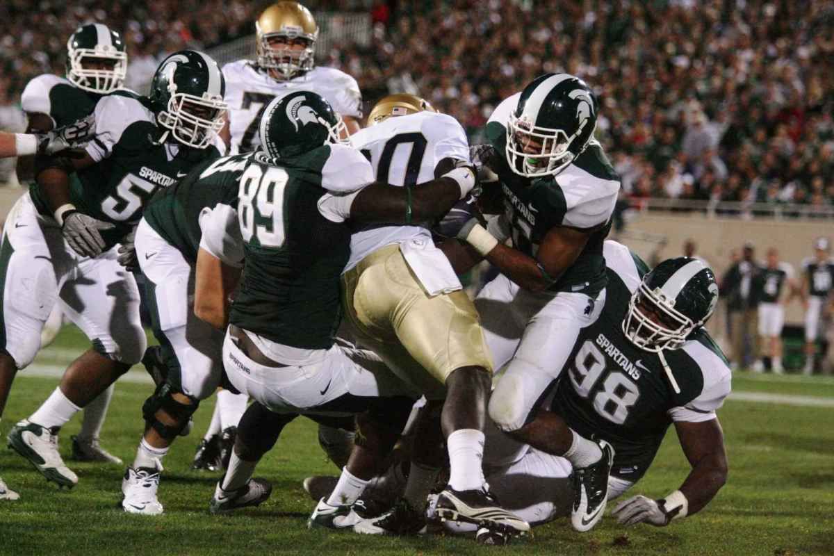 With Mark Dantonio out the Spartans still find themselves in good shape. Photo courtesy of Bill Marklevits.