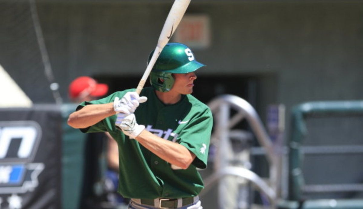 Trey Popp earns the win in relief. Photo courtesy of MSU SID.