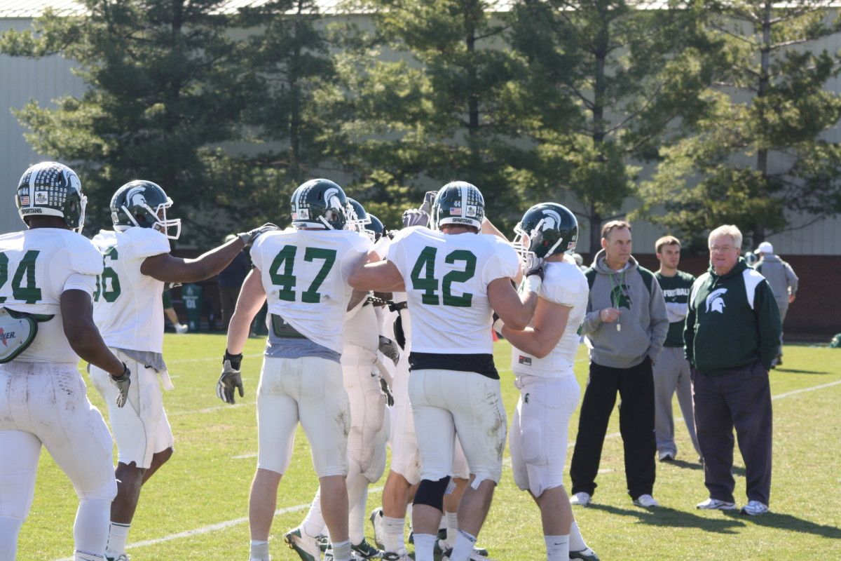 Mark Dantonio has done an amazing job gathering talent in his offensive backfield and should once again pay huge dividends in the fall. Photo courtesy of Troy Benoit.