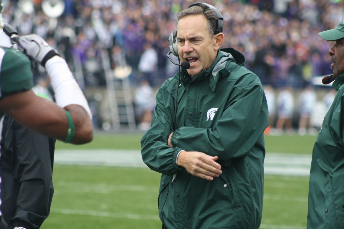 The Spartans were thrilled to get Coach D back on the sidelines last week.  Photo courtesy of Mark Boomgaard.