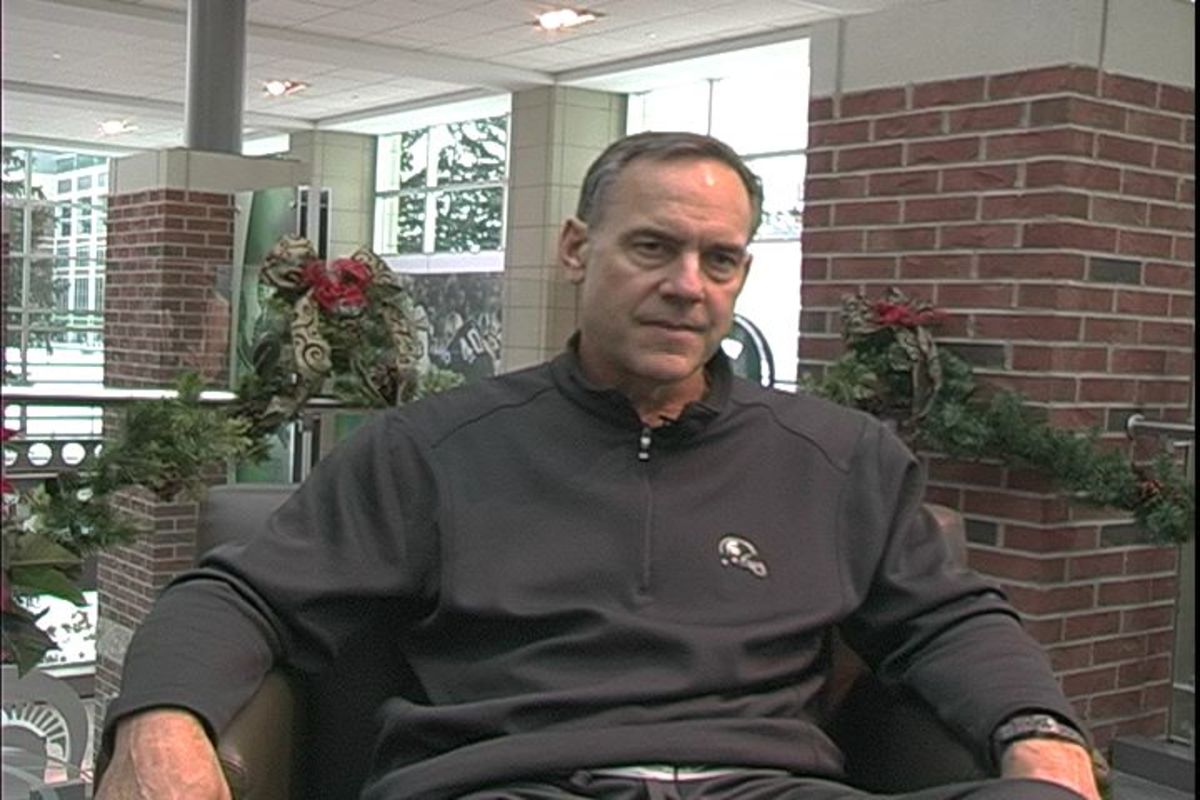 Coach Dantonio has had the Spartans in position to capture the Big Ten title two times in his first four years.
