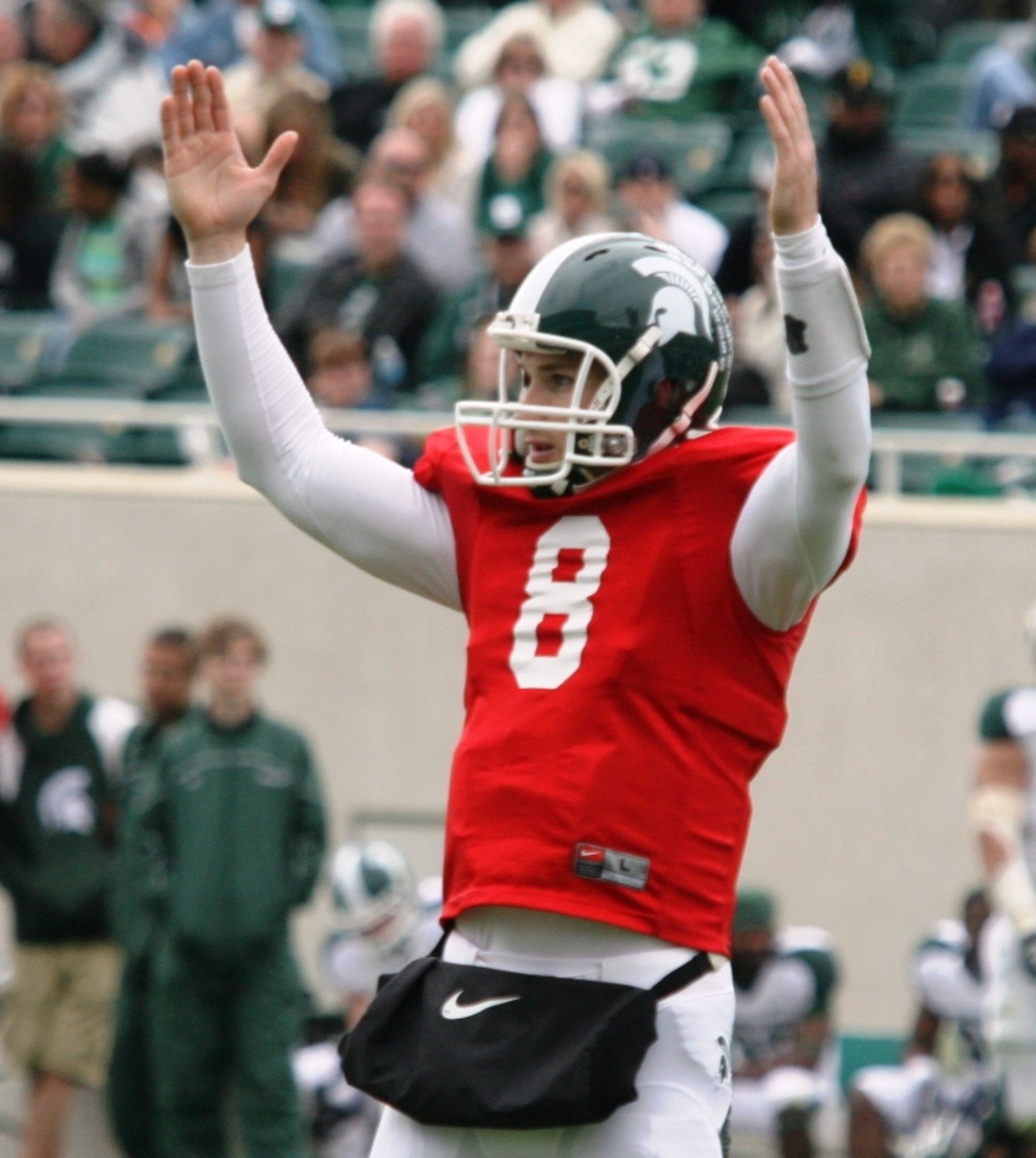 Cousins is special and has the opportunity to leave MSU as the best ever.  Photo courtesy of Bill Marklevits.