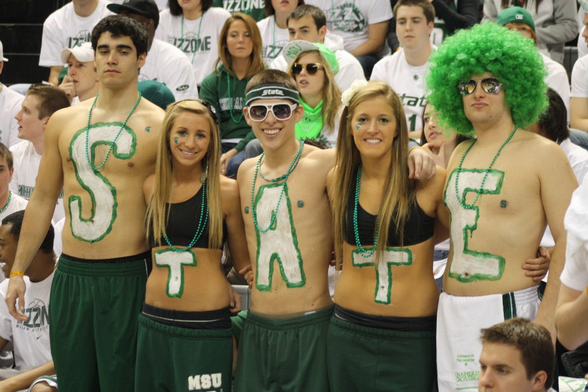 The Spartan fans are ready for another title run. Photo courtesy of Mark Boomgaard.
