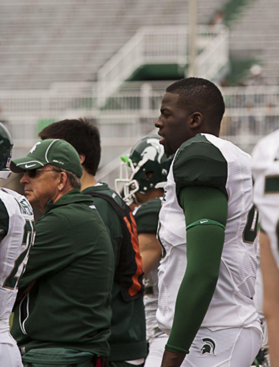If motivated to prepare Draymond Green (Seen pictured above at the spring game) could be a very good football player. Photo courtesy of Starr Portice.