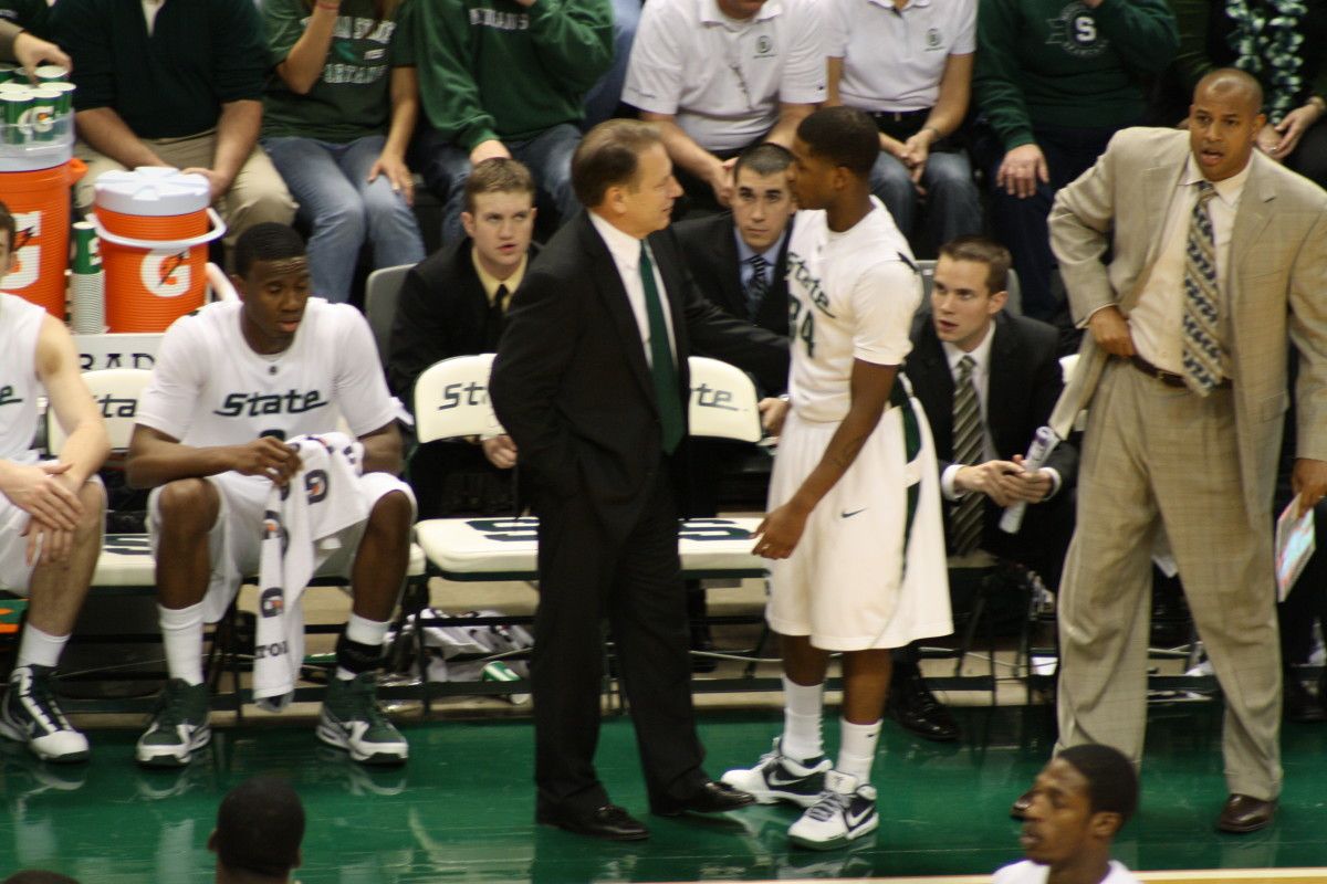 The Spartans find themselves in a one or done game for a Big Ten Title. Photo courtesy of Mark Boomgaard.