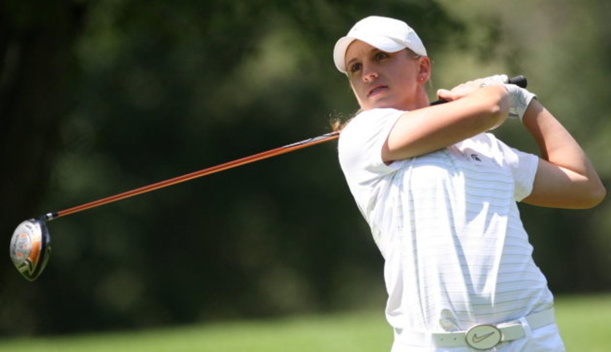 Senior Laura Kueny closes out her career with the best scoring average in school history (74.60). Photo courtesy of MSU SID.