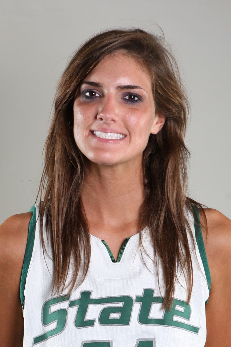 Allyssa DeHaan has become the face of Spartan Lady basketball. Photo courtesy of MSU SID.