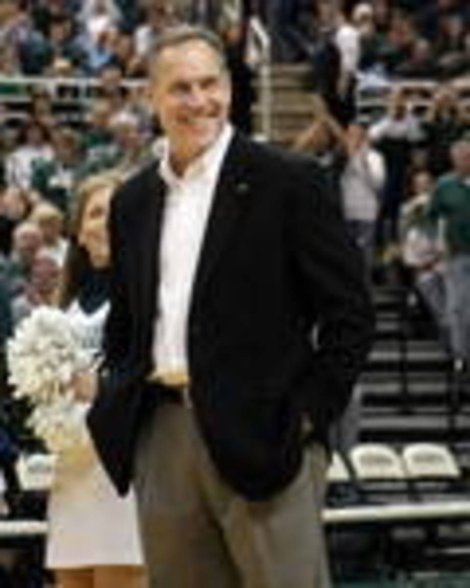 Mark Dantonio is all smiles as he has got 11 commitments for 2011. Photo courtesy of Starr Portice.