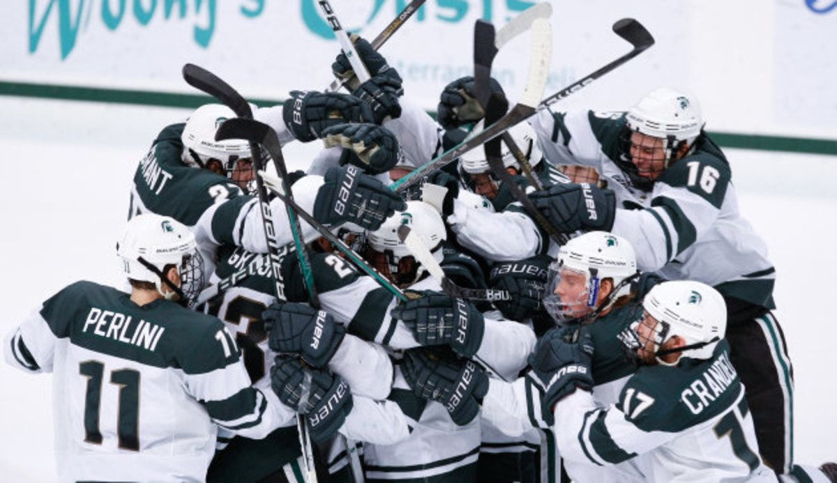Air Force, Boston College, Michigan State and host North Dakota will open season at Ralph Engelstad Arena. Photo courtesy of MSU SID.