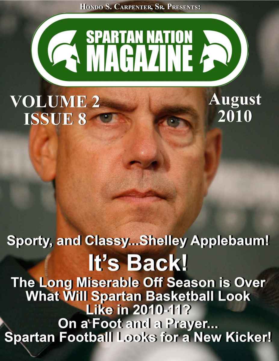 Here is the cover for the August 2010 Magazine!  Photo courtesy of Starr Portice.