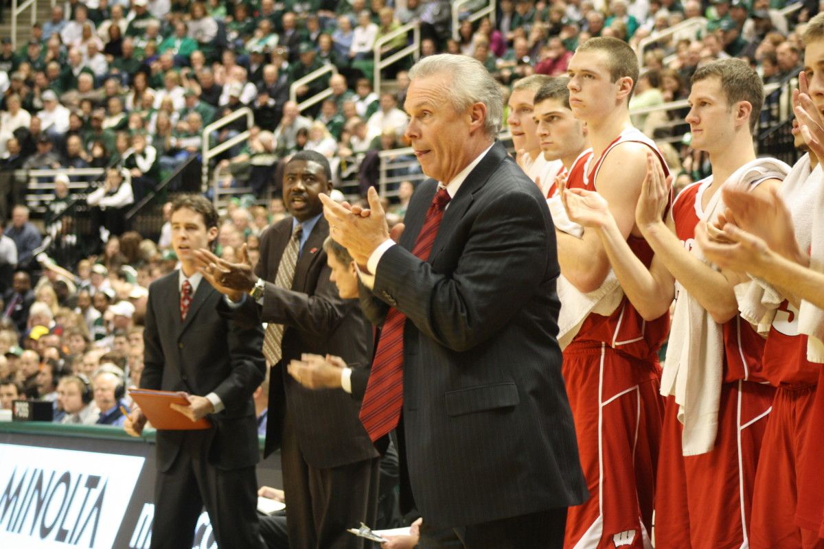 Bo Ryan and his Badgers hope the Spartans slow starts continue tonight in Madison. Photo courtesy of Mark Boomgaard.