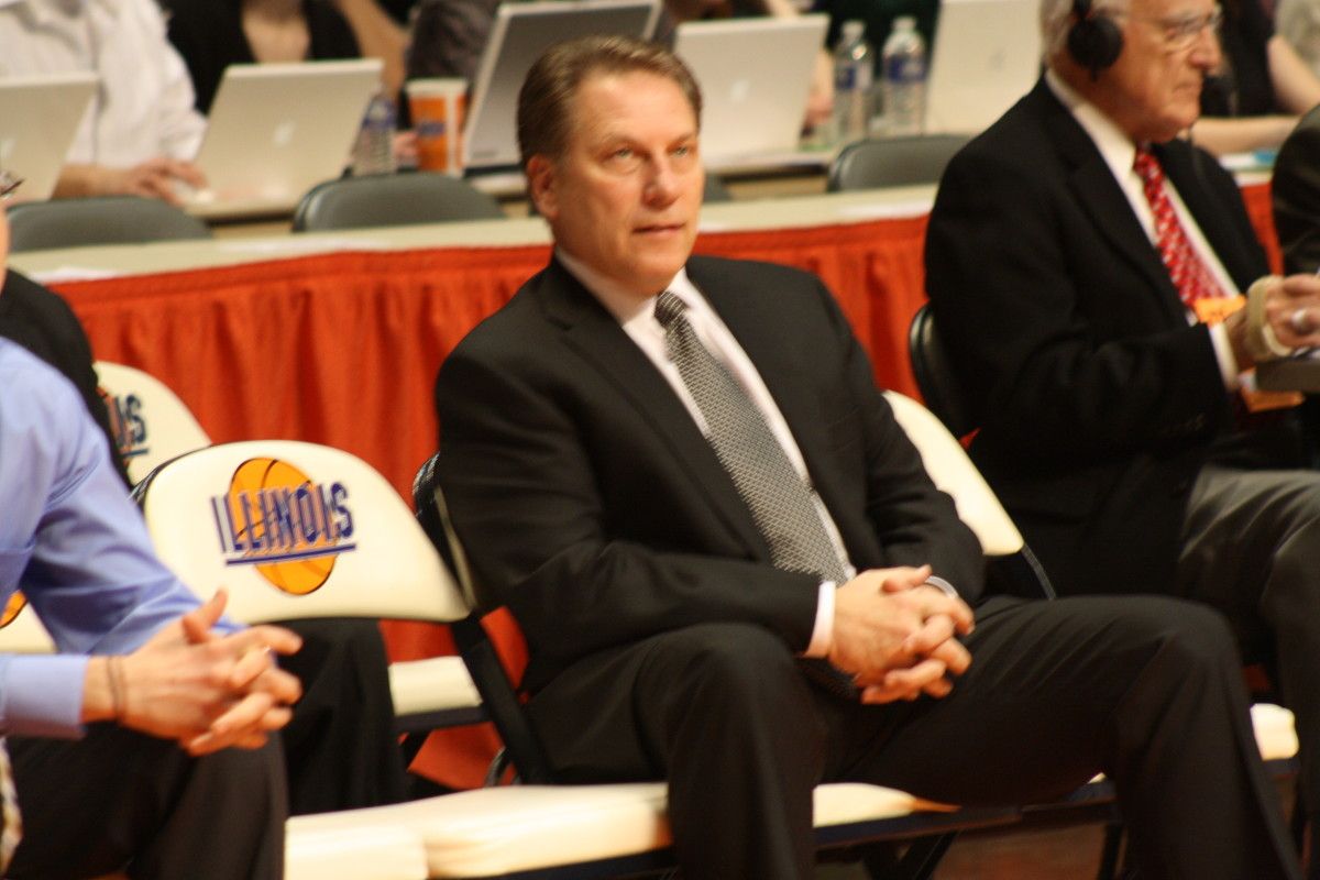 Tom Izzo has proven he can right this ship and still capture a Big Ten Title. Photo courtesy of Mark Boomgaard.
