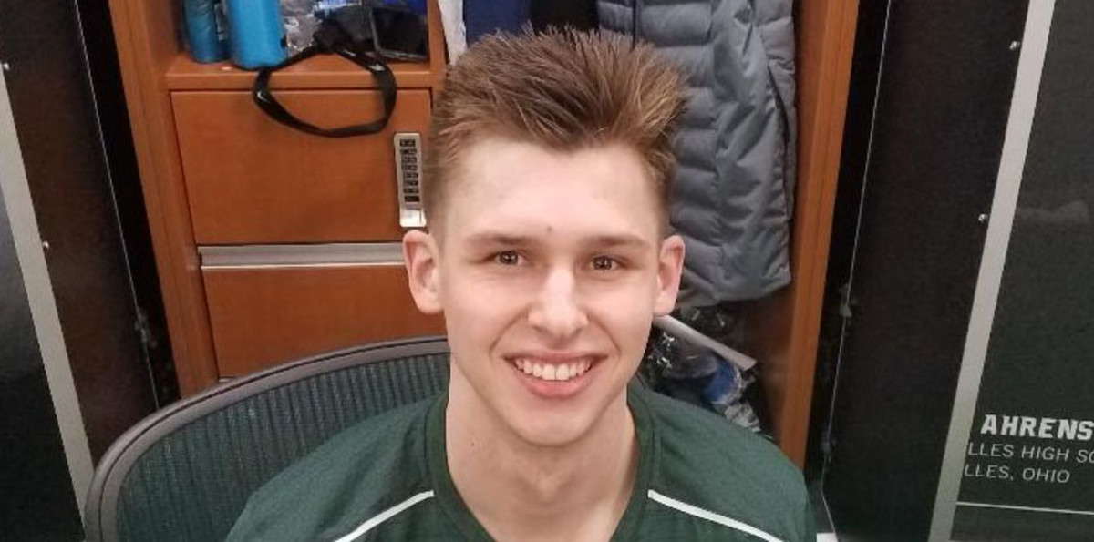Matt McQuaid Post Win Over Rutgers! Sports Illustrated Michigan State