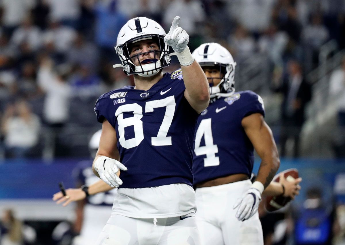 Penn State tight end Pat Freiermuth