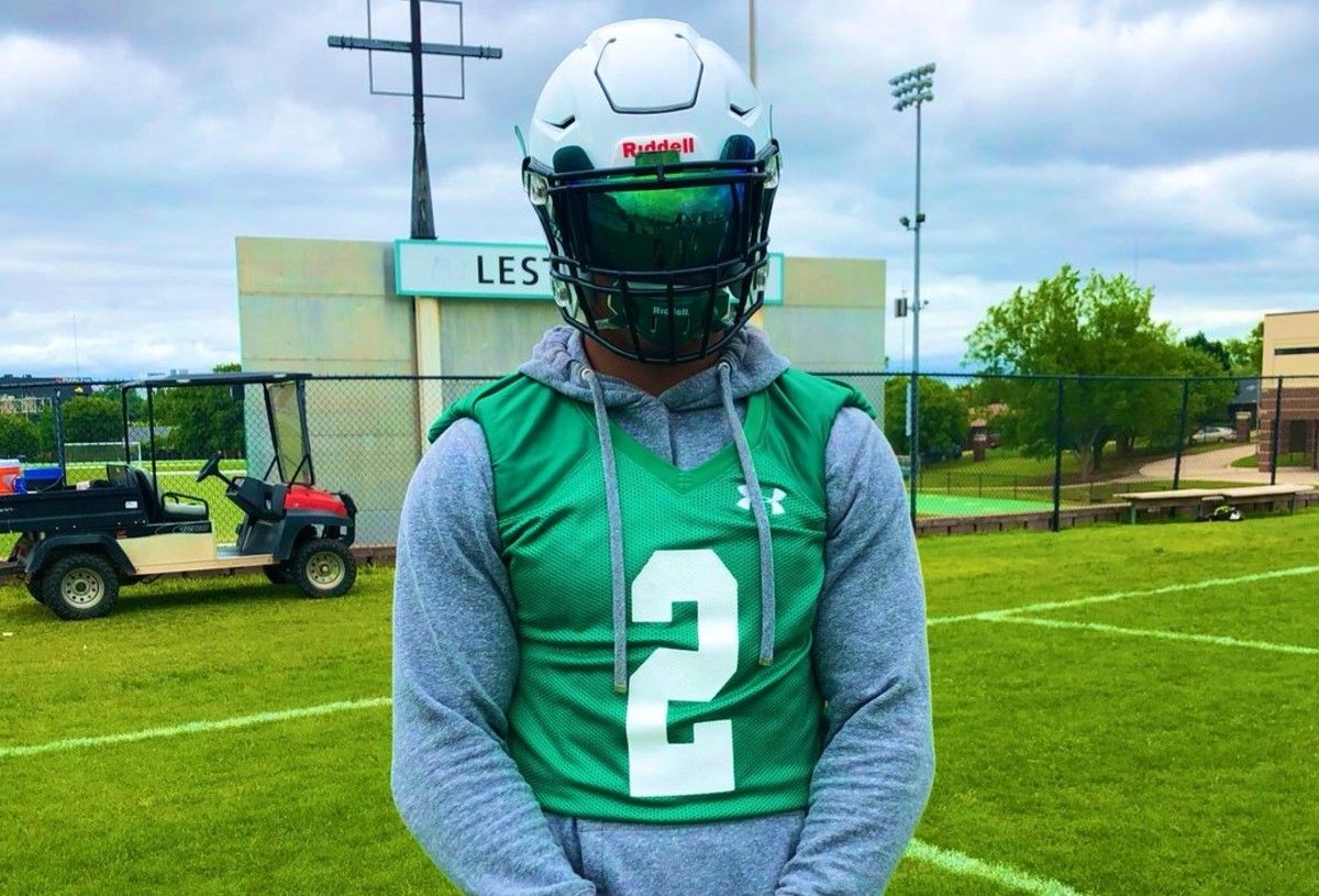Dominic Richardson has his picture taken after a practice in the spring at Bishop McGuinness.