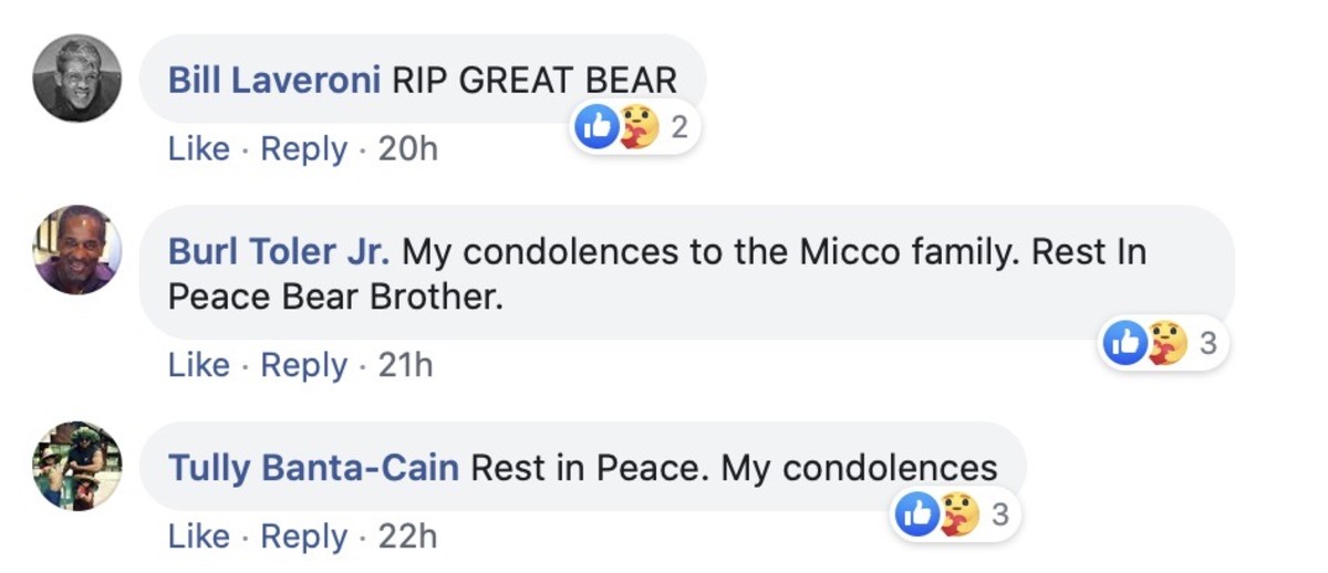 Tributes to Pat Micco