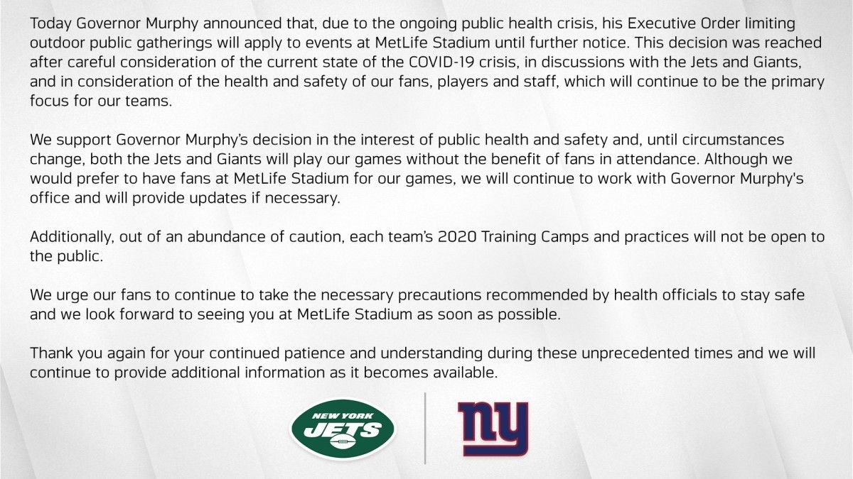 Joint statement