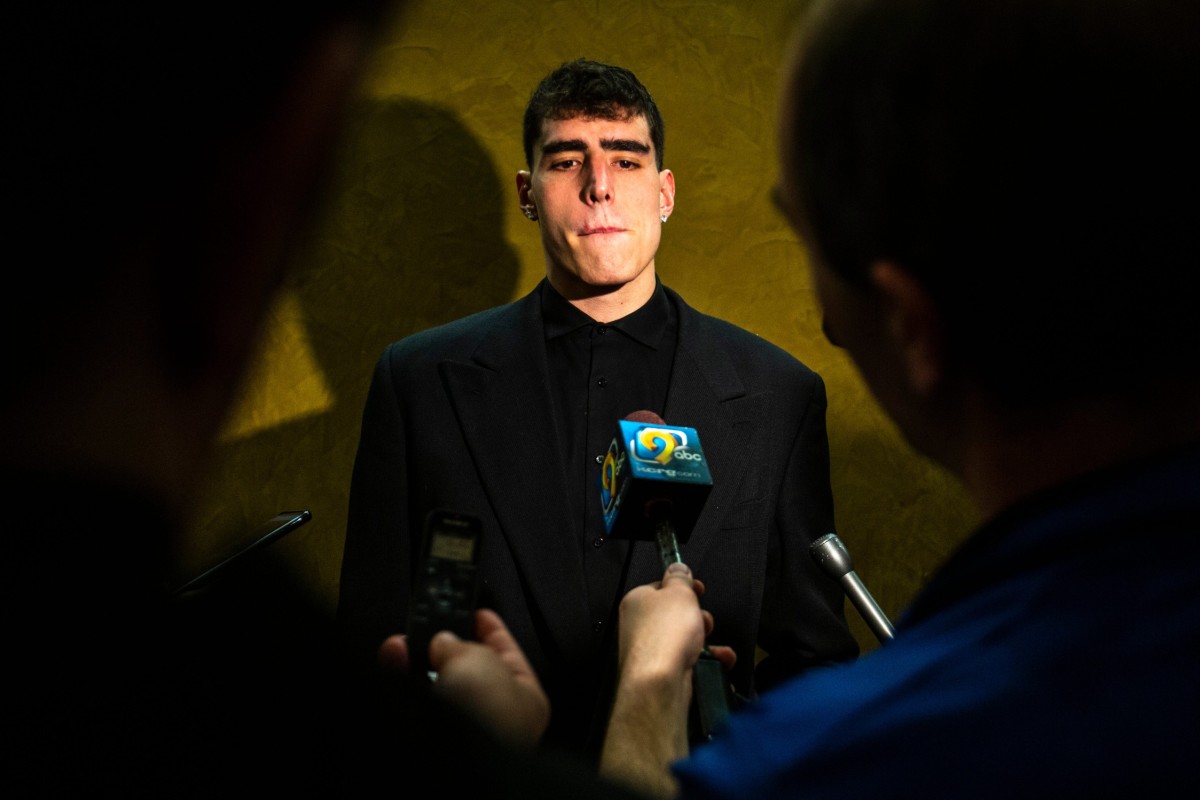 Iowa's Luka Garza will announce his decision on whether he is going to return for his senior season on August 2. (Joseph Cress/Iowa City Press-Citizen for USA Today Sports)
