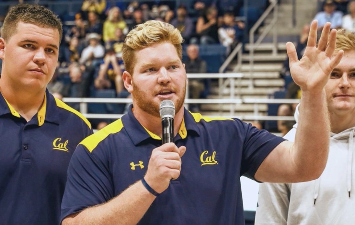 Cal center Michael Saffrell is a candidate for the Wuerffel Trophy