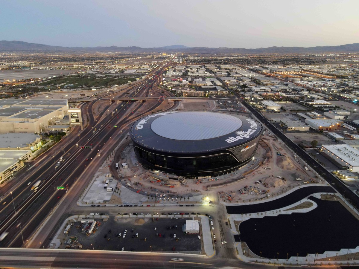 Allegiant Stadium, home of the Las Vegas Raiders