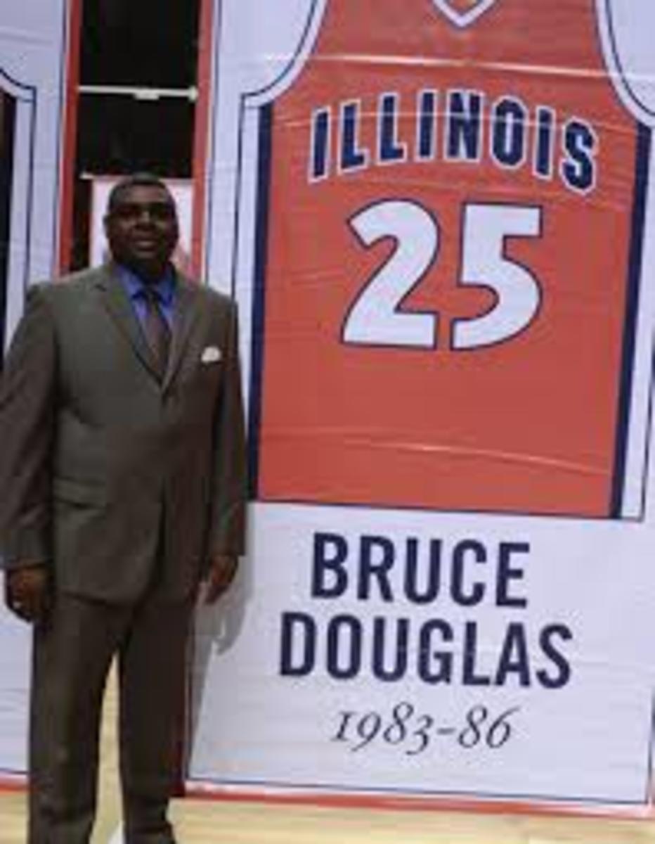 Bruce Douglas, a former Big Ten Conference Player of the Year, on Lou Henson: "Coach was one of those people who was very humble but very direct. Coach didn't have a lot of fluff. He said the stuff."