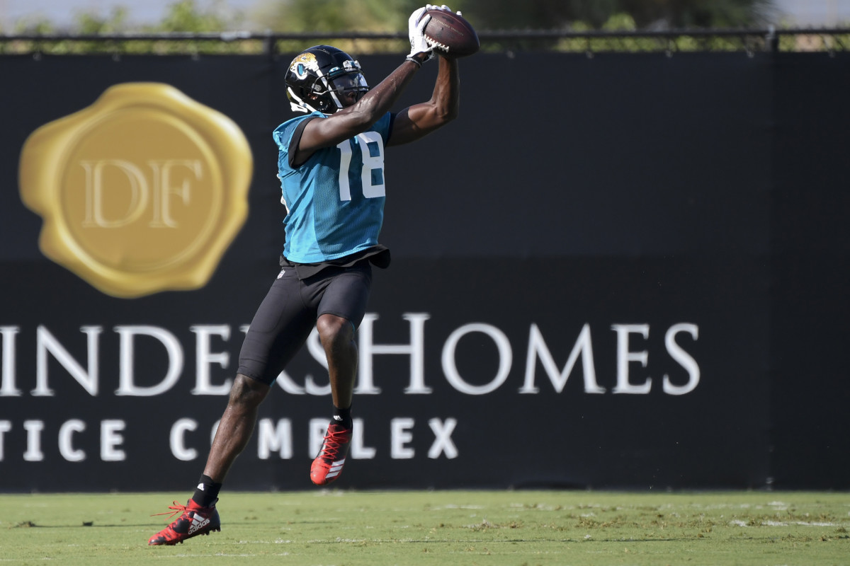Jaguars practices must now be done with social distancing in mind. Pictured, Chris Conley. Mandatory Credit: Douglas DeFelice-USA TODAY Sports