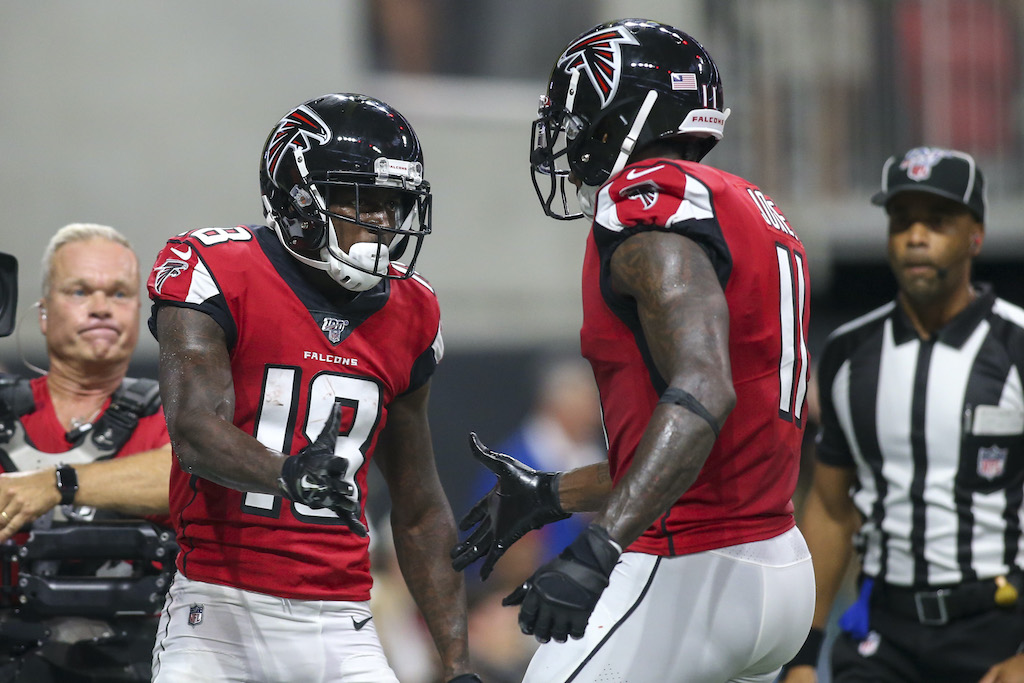 Julio Jones and Calvin Ridley Fantasy Football Projections