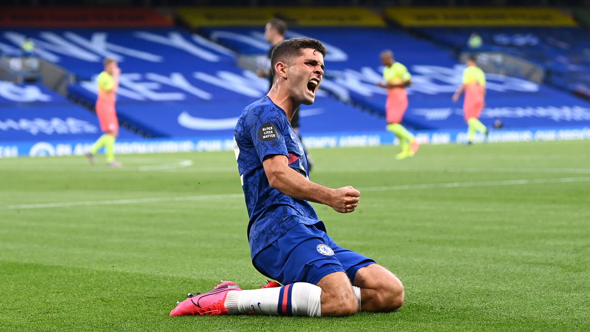 Christian Pulisic has starred for Chelsea since the restart