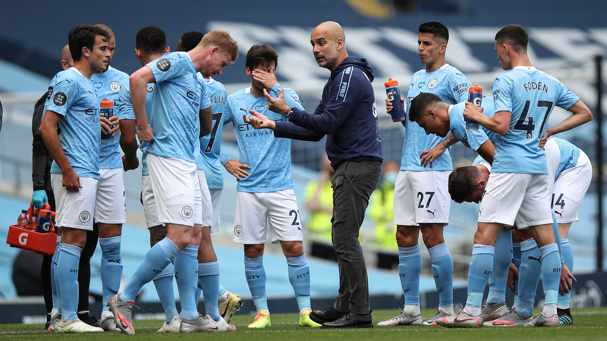 Pep Guardiola and Man City finished second in the Premier League