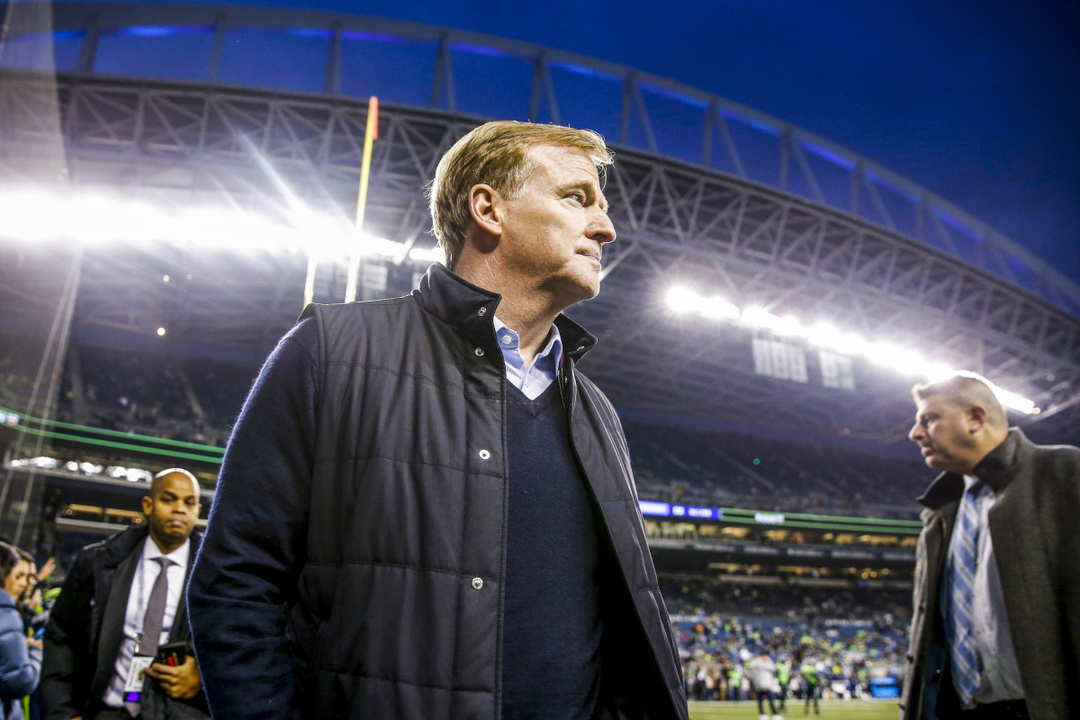 What has Goodell learned while watching Manfred's missteps?