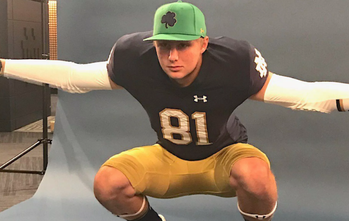 Notre Dame Commit Cane Berrong Named Nation's Best Tight End Sports