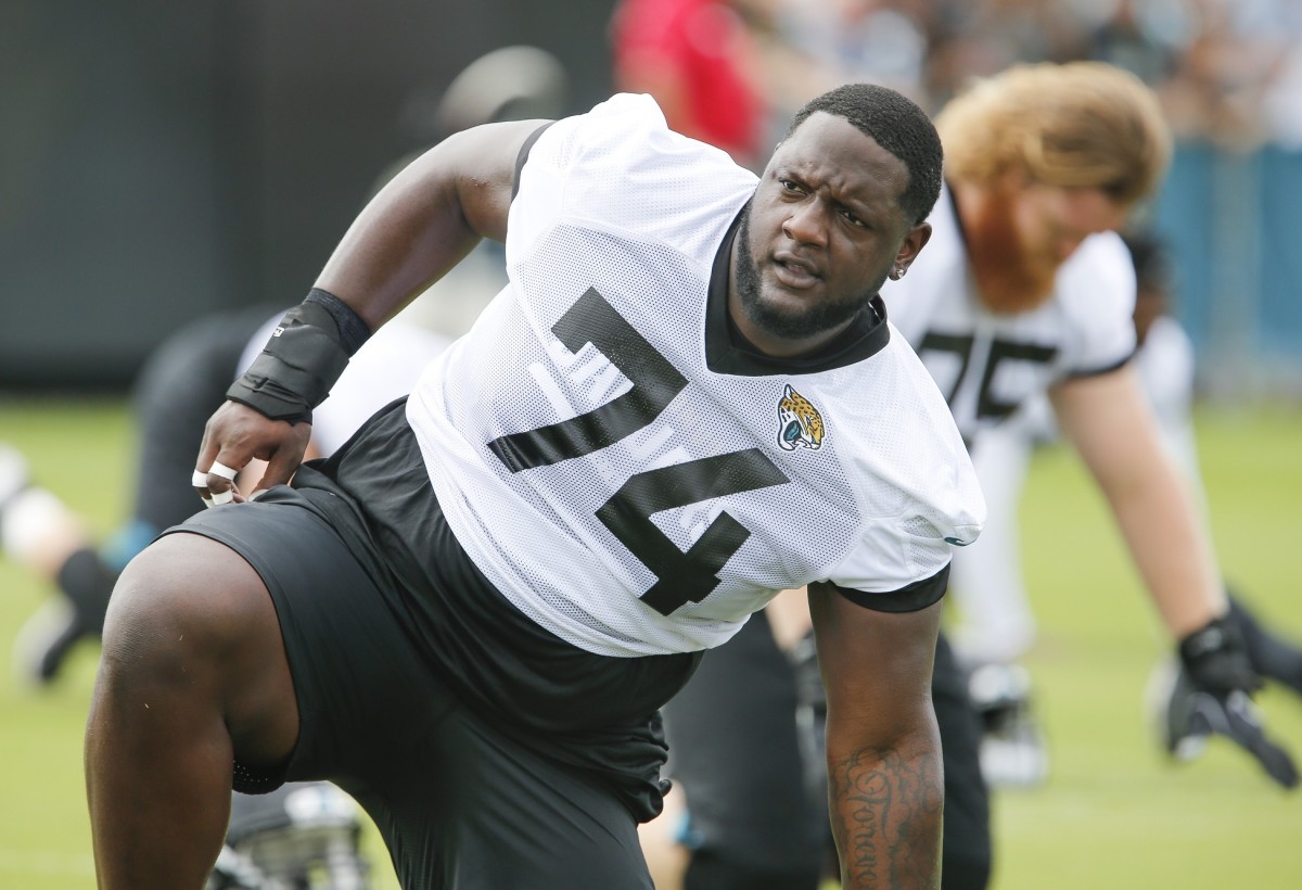 Fourth-year Jacksonville Jaguars offensive left tackle Cam Robinson has a lot to prove entering a contract year. He's being pushed at the position by third-year Will Richardson.