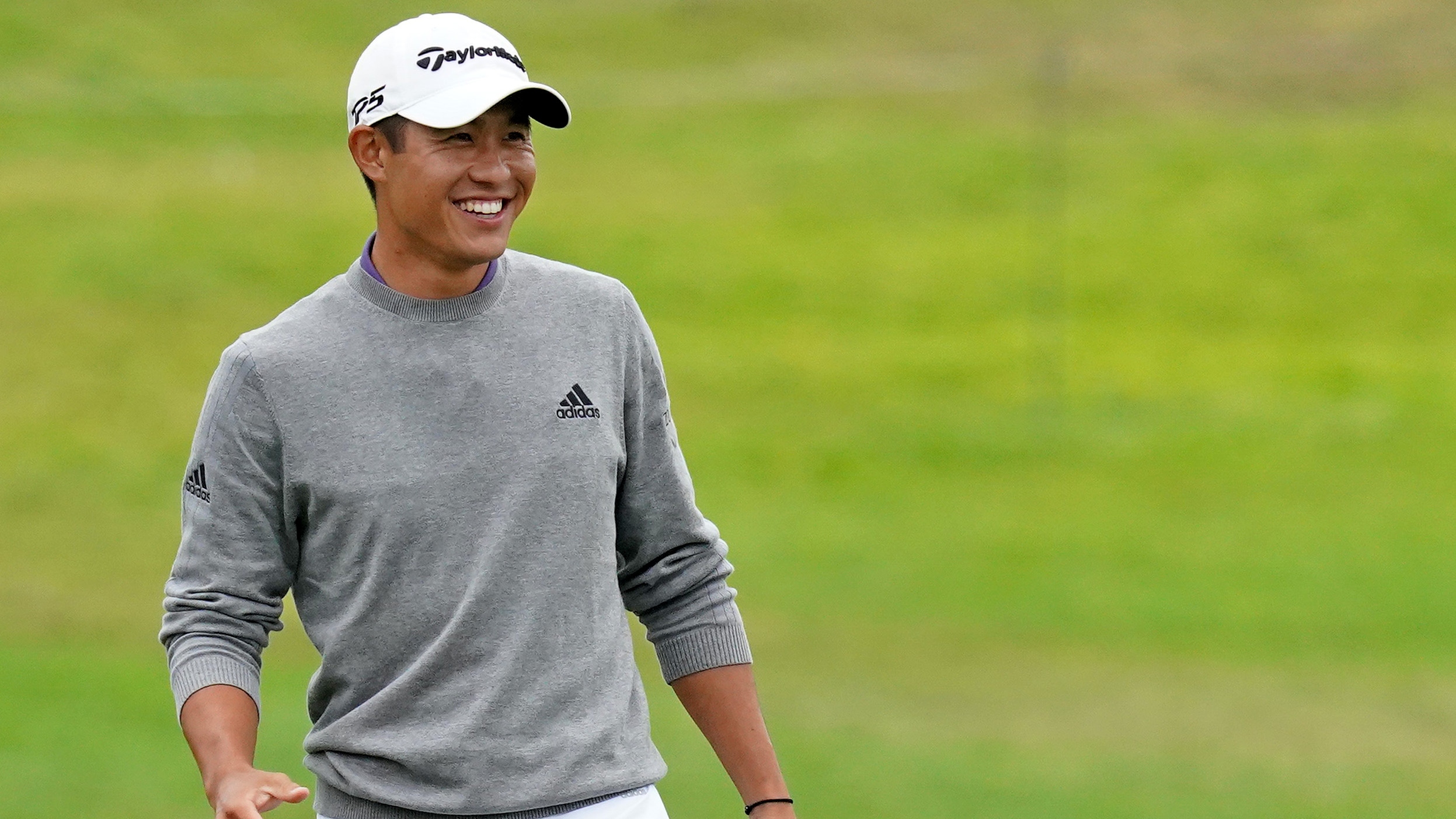 adidas golf sweater morikawa