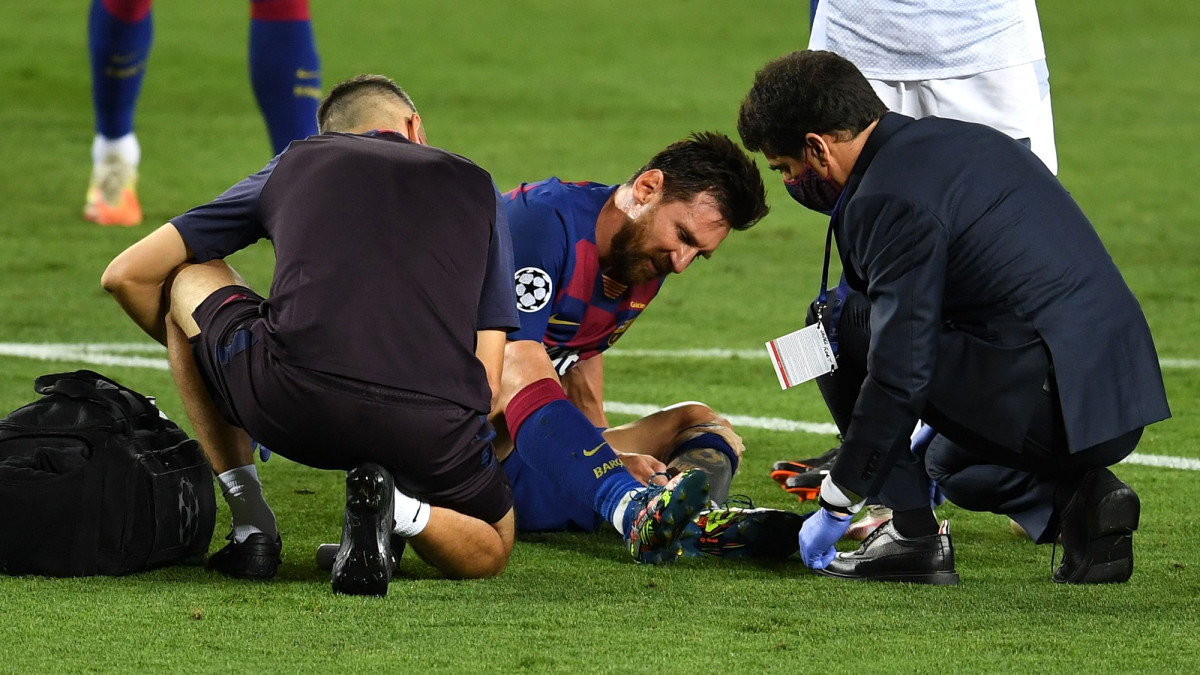 Lionel Messi leg injury: Barcelona unconcerned after Napoli game ...