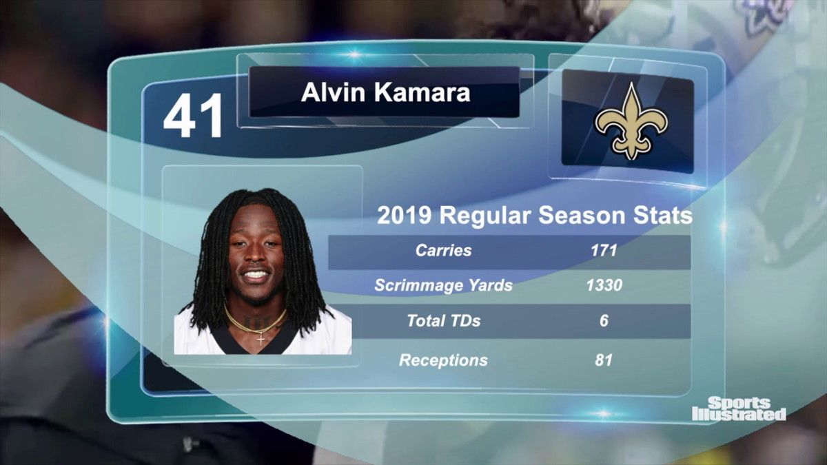 Alvin Kamara's Stats in 2019