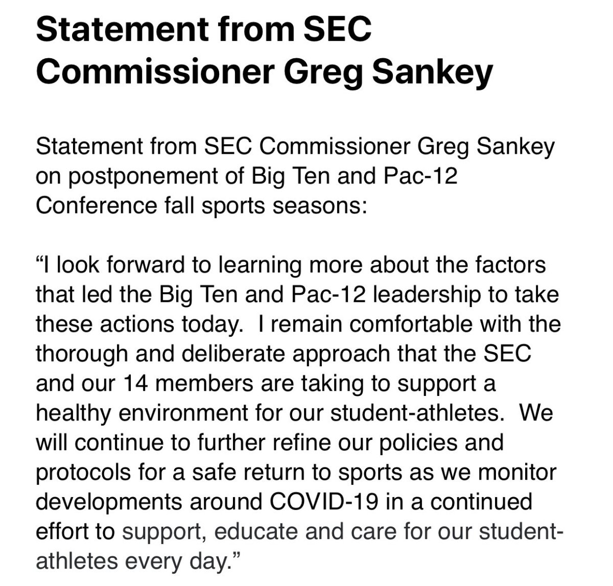sankey statement