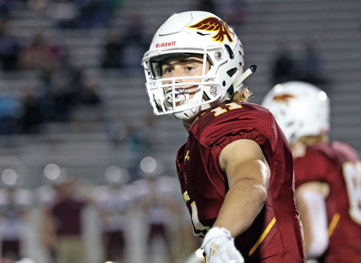 Ankeny's Brody Brecht is ranked as one of the top players in the state, according to SI All-American. (Lee Navin/Des Moines Register-Imagn Content Service)