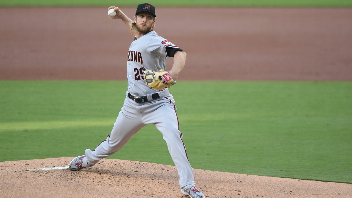 Merrill Kellyerri pitches against the Padres on Aug. 8.