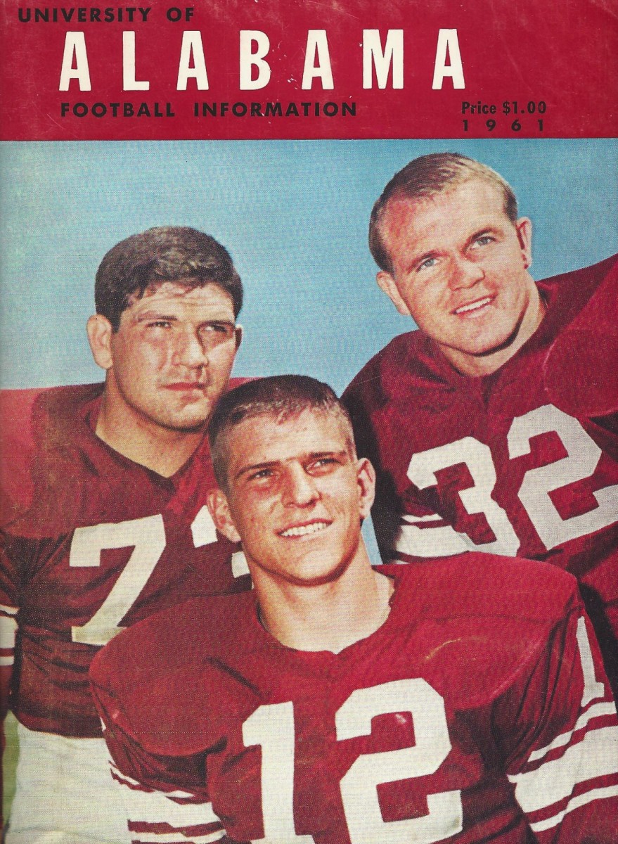 1961 Alabama media guide cover