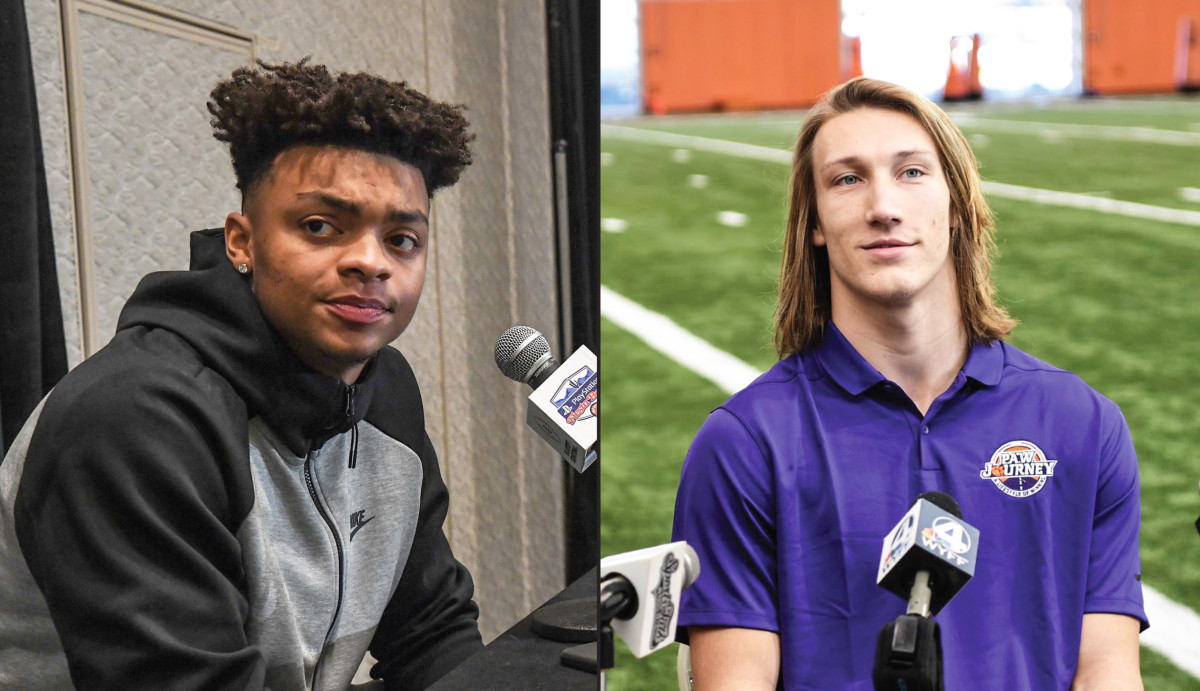 Justin Fields and Trevor Lawrence