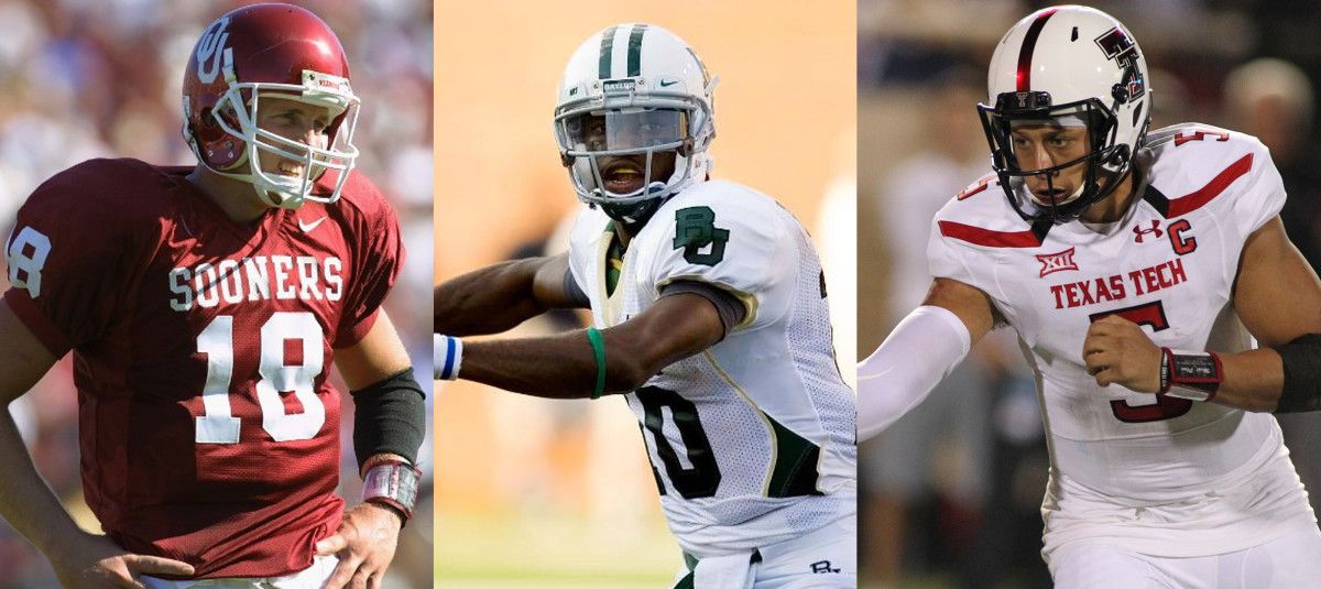 Jason White, Robert Griffin III and Patrick Mahomes II