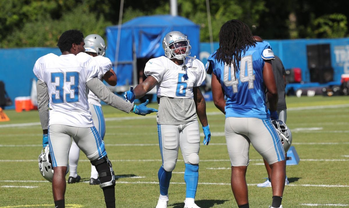 Running Backs Kerryon Johnson and D'Andre Swift