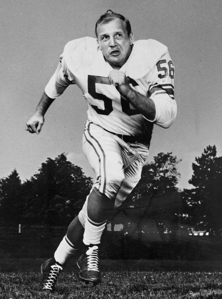 Including his coaching years, linebacker Joe Schmidt is the longest-tenured member among Lions Hall of Famers. He won championships in 1953 and ‘57.