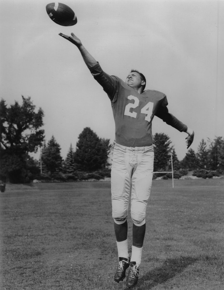 Jack Christiansen was a defensive back and return specialist for the Lions throughout an eight-year career.