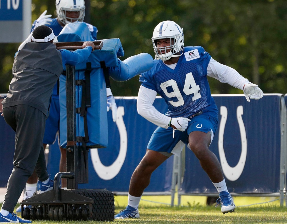 Third-year Indianapolis Colts defensive tackle/end Tyquan Lewis has been one of the best players at training camp so far. The 2018 second-round pick is trying to make a statement after missing 15 games to injuries in two seasons.