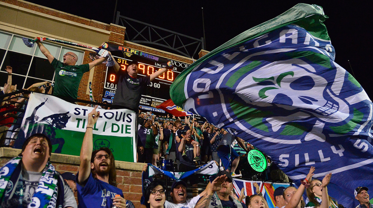 USL's Saint Louis FC will fold to make room for MLS expansion club St. Louis City.